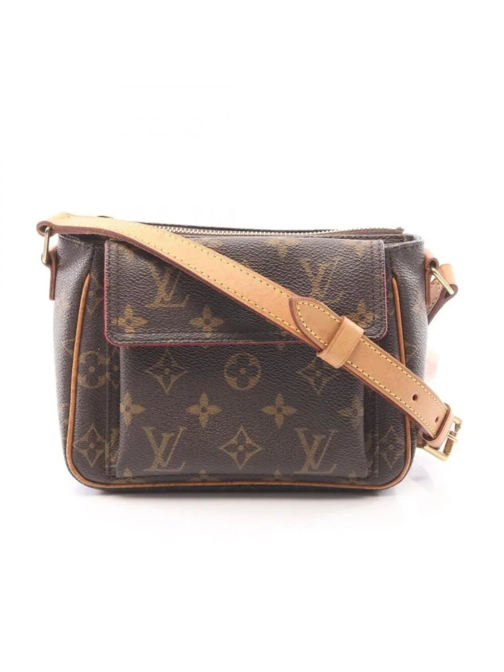 Louis Vuitton Shoulder Bag PM Canvas Leather PM